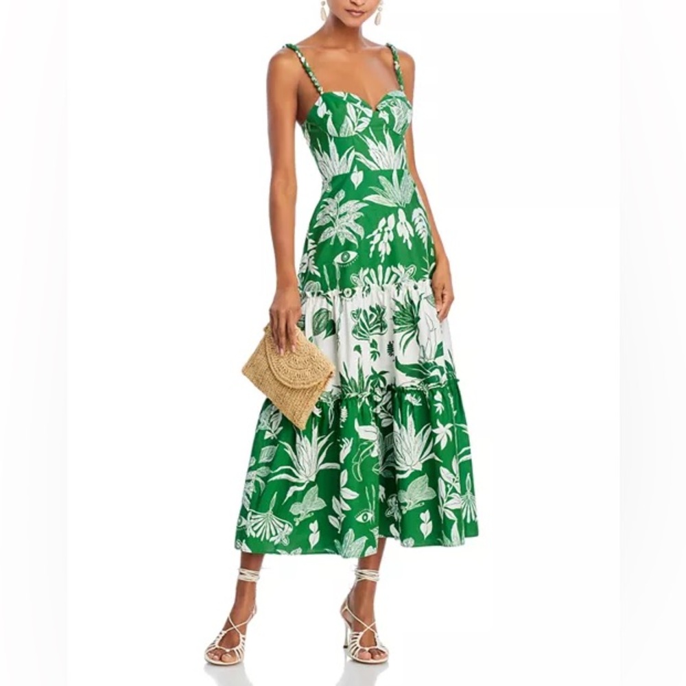 Farm Rio | Forest Soul Cotton Midi Dress